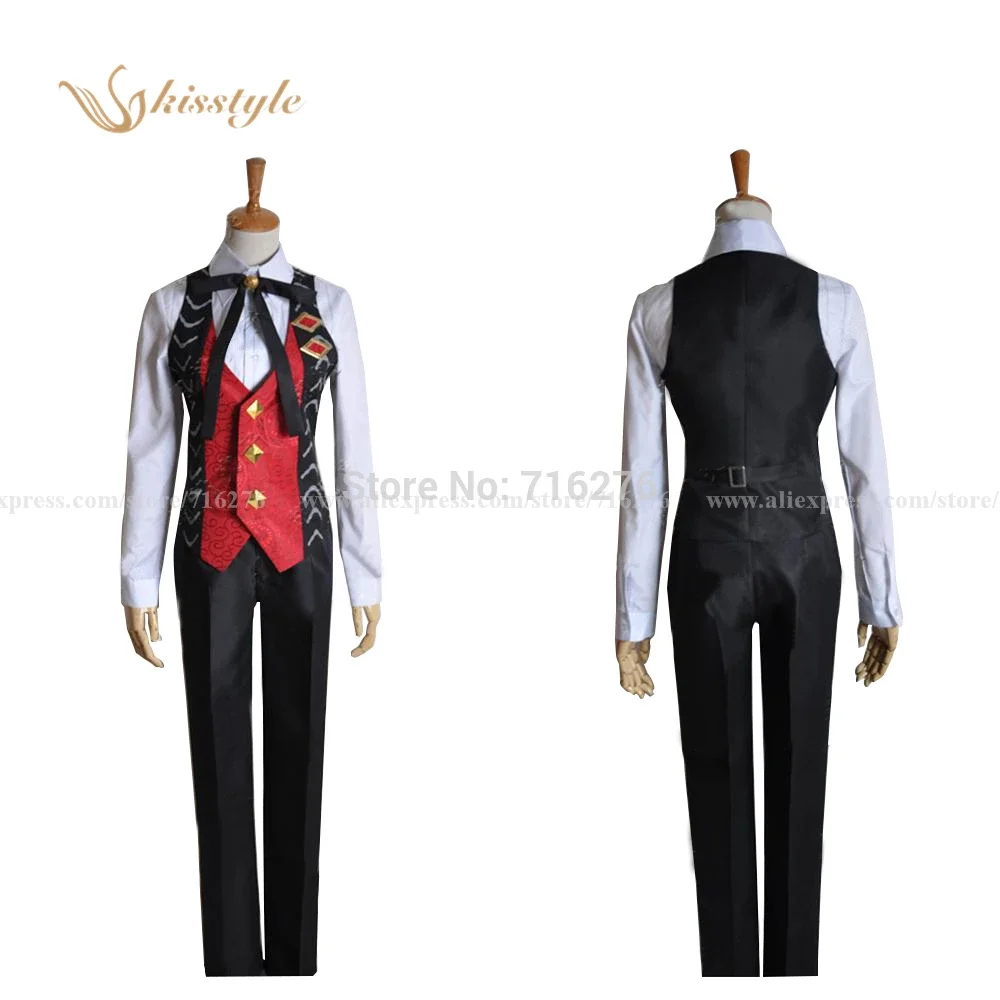 Kisstyle Fashion Anime Amnesia IKKI TOMA Work Clothes Uniform Cosplay Costume Custom-Made