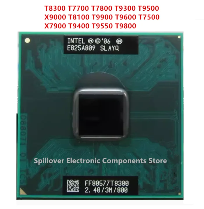 T8300 T7700 T7800 T9300 T9500 X9000 T8100 T9900 T9600 T7500 X7900 T9400 T9550 T9800 Official version laptop CPU