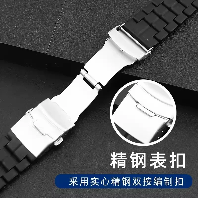 High quality Plastic Fiber Waterproof Strap For Luminox Men's Military Black Watch 3051 3160 3080 6402 Sports watchbands 23mm image 3