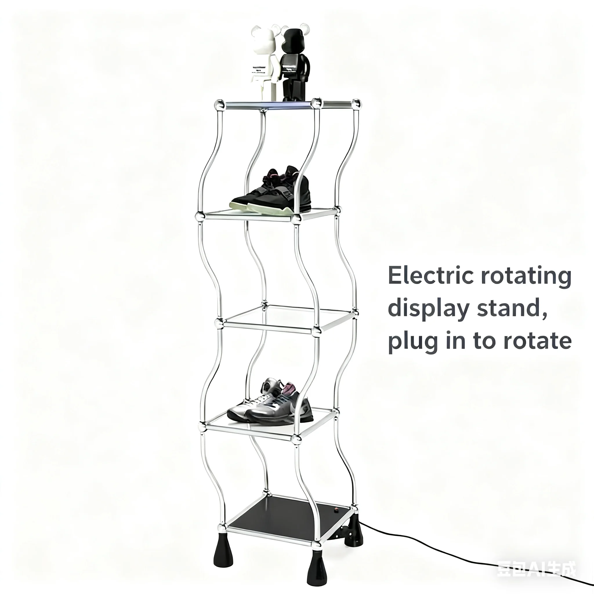 

Полка для показа, электронные танцы, вращающаяся стойка, демонстрационные полки для супермаркетов и магазинов для хранения продуктов, одежды, обуви