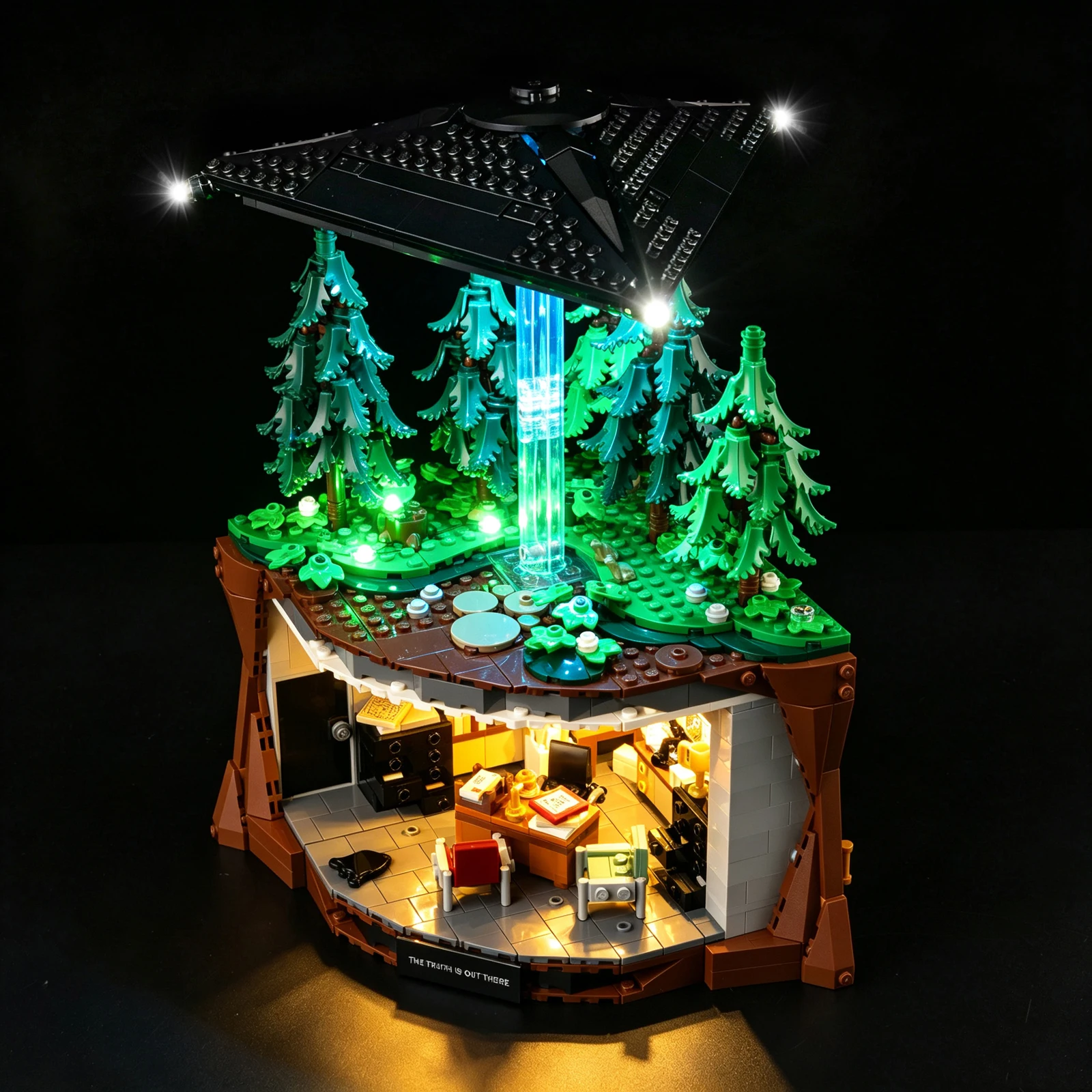 LED-Beleuchtungsset geeignet für LEGO The X-Files Ideas # 21369 Bausteine
