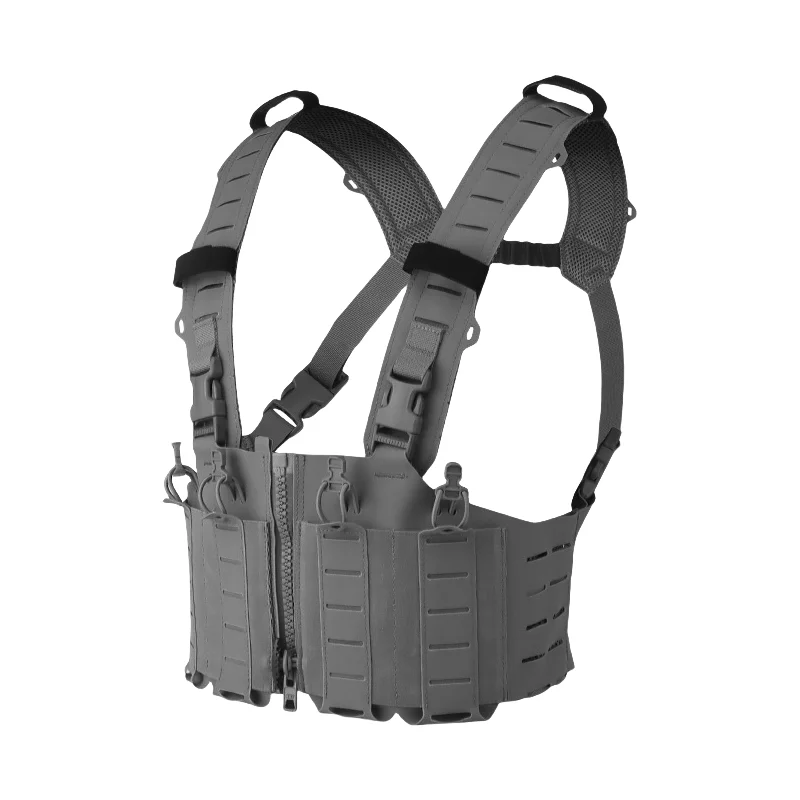 Lichtgewicht SF-borstband, ritssluiting voor bevestiging, meerdere combinaties om te matchen, H-vormig schouderbandontwerp