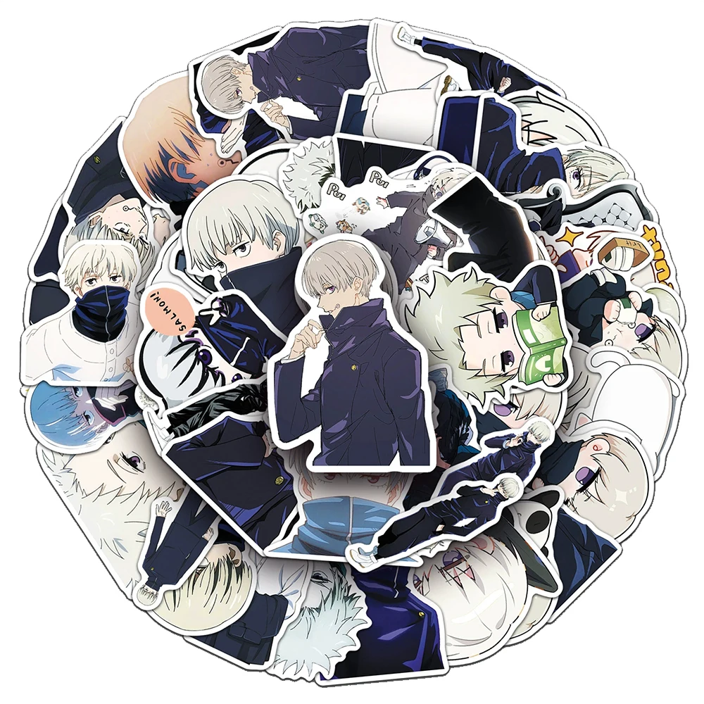 10/30/50pcs Jujutsu Kaisen Anime Inumaki Toge Stickers Cool Manga Character Sticker Decoration Laptop Phone Diary Cartoon Decals