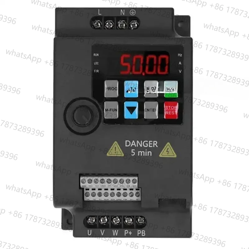 SAKO 1.5KW Variable Frequency Drive Inverter Frequency Converter Single AC220V Input 3 Phase AC0‑220V Output
