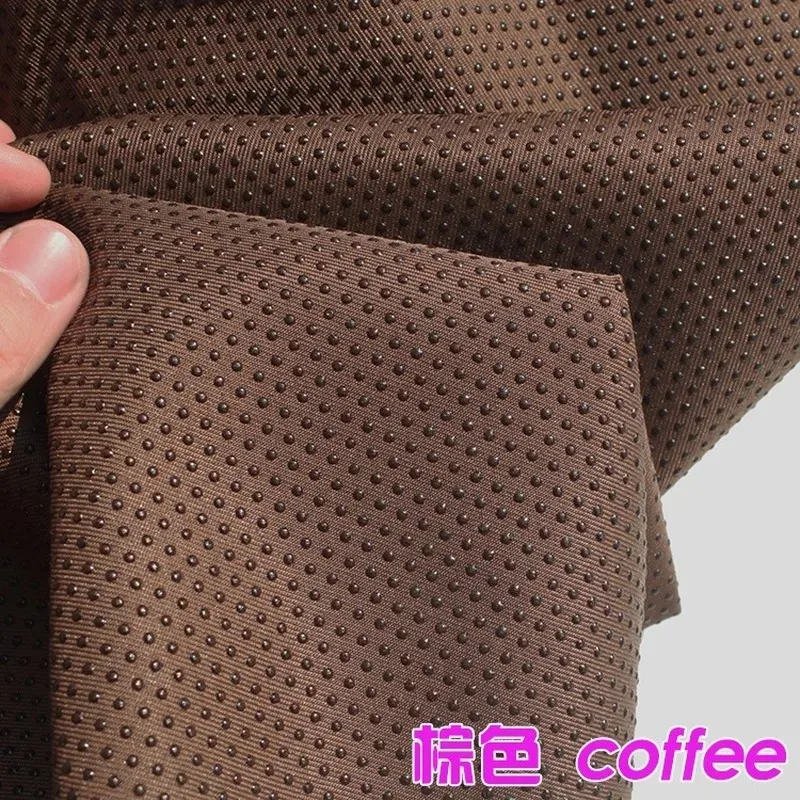 Polyester Anti Slip Fabric Non Slip Gripping Material Rubber Dotted Anti Skid Coating Mat Cloth by the Meter 50x150cm