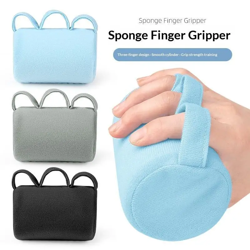 Finger Gripper Soft Sponge With Three Finger Loops And Soft Touch Perfect For Hand Recovery Grip Strength Training