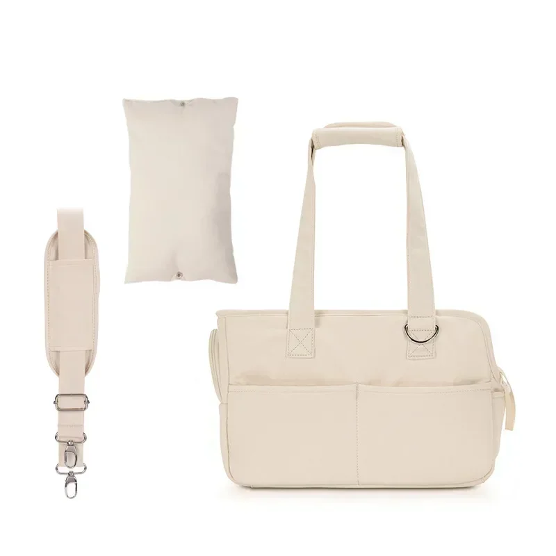 

Cat Bag Carry-On Dog Bag Skew Straddle Pet Backpack Breathable Cat Litter Bike Carry Comfortable Seat