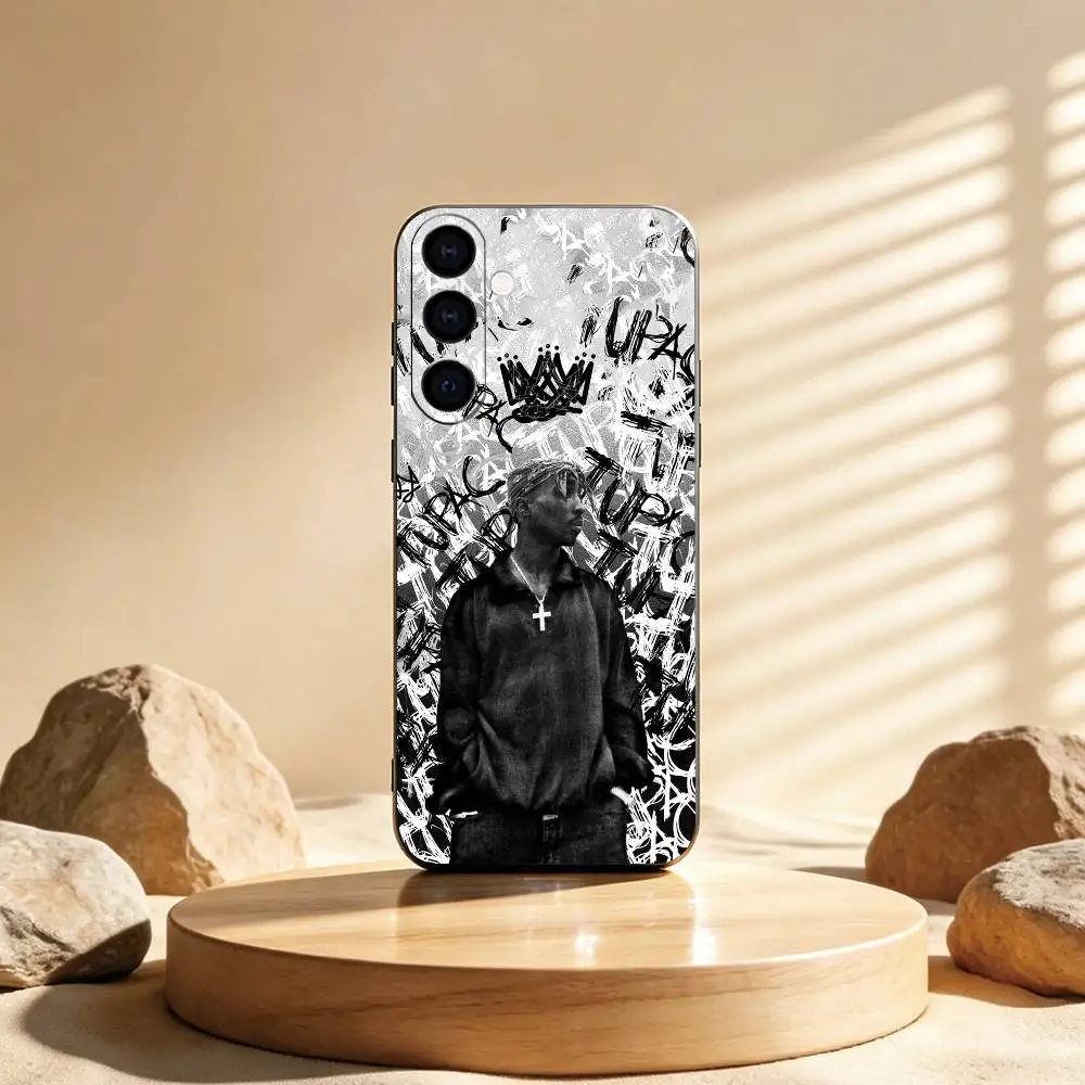 R-Rapper Tupac Amaru Shakur 2Pac Phone Case For Samsung Galaxy A73,A72,A71,A70,A53,A52,A51,Others Soft Black Cover Gift