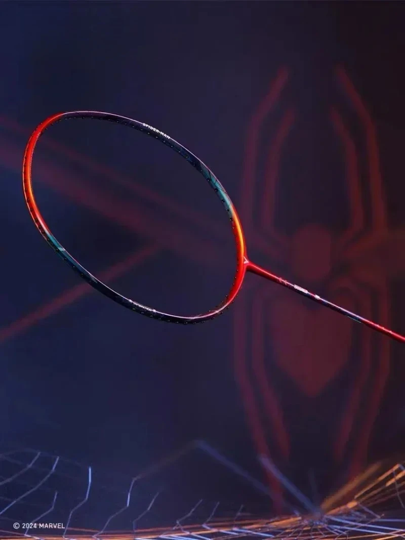 

Новинка 2024 года для ракетки для бадминтона Victory, одиночная ракетка Spider Red, ограниченная серия, ракетка для соревнований, тренировочная наступательная струна