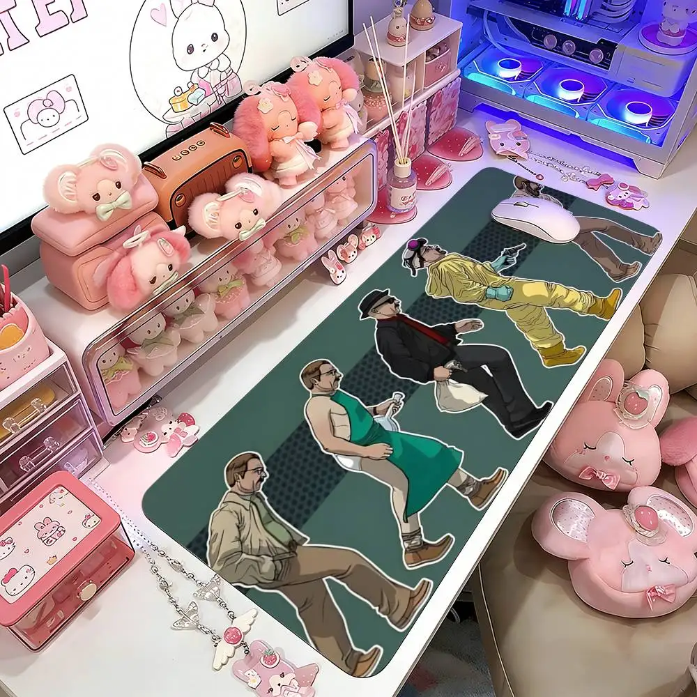 

Коврик для мыши Heisenberg B-Breaking Bad, игровой коврик для стола, коврик для мыши Sakura, аниме-коврик для офиса, геймерский коврик для клавиатуры, компьютерные столы