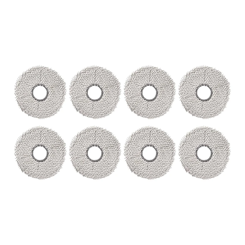 8Pcs Mop Cloths For Ecovacs Deebot T30 Pro Omni/T30 Omni/T30S/T30S Robot Vacuum  Cleaner Replacement Parts Replacement Parts