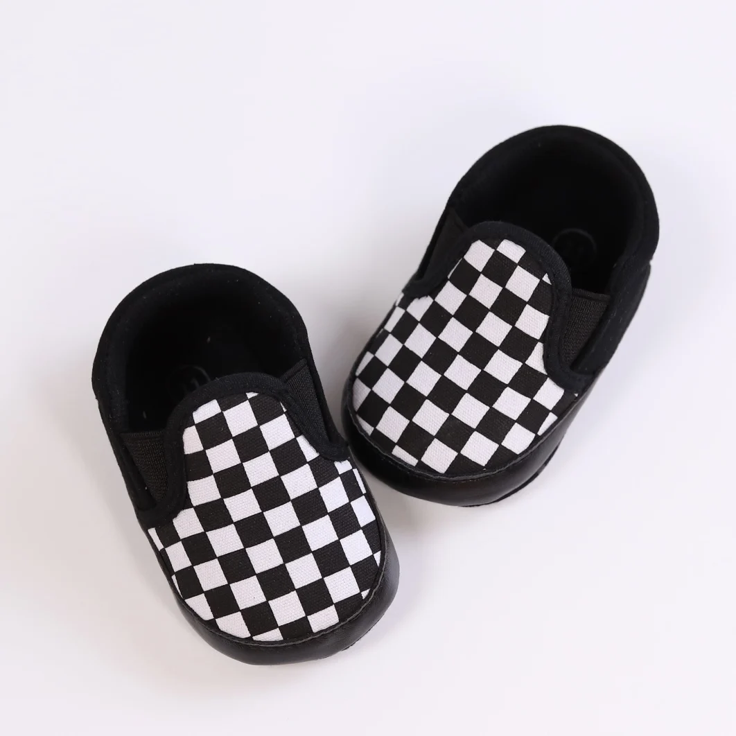 الجنس للجنسين طفل رضيع أحذية أنيقة منقوشة حذاء طفل زوج الأول من الأحذية قبل خطوة مريحة زلة Ons