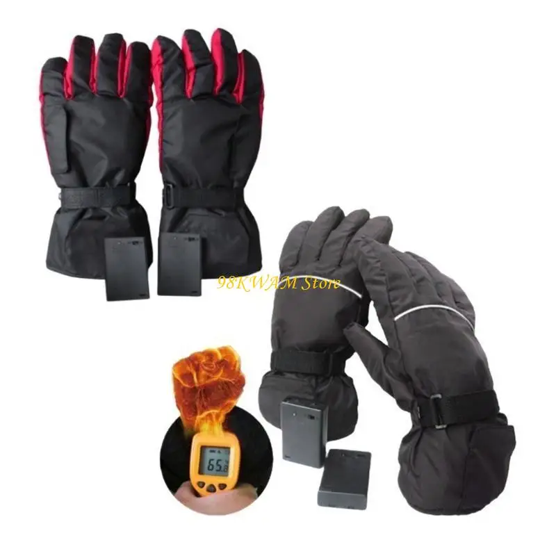 

68UF Electric Battery Heated Gloves for Men & Women Outdoor Indoor Battery Powered