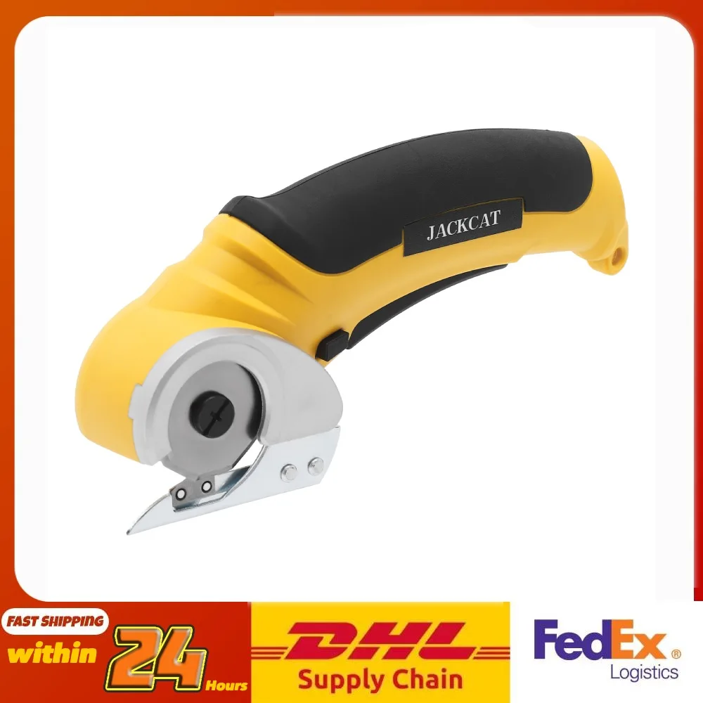 Coupeur électrique sans fil et couteau artisanal 2000mAh, lame en tungstène 240 tr/min 6mm, 4.2V Rechargeable pour la coupe du cuir, des tapis et du papier