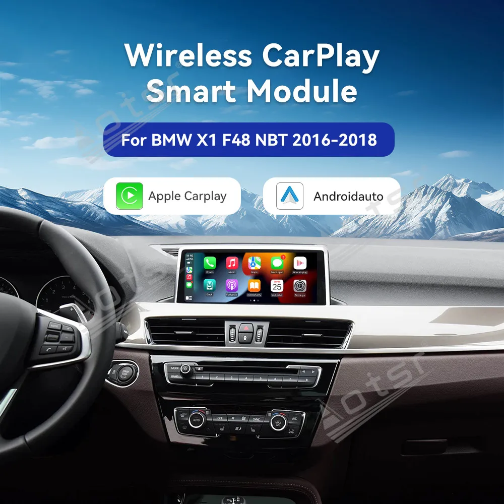 Wireless Carplay Smart Module For BMW X1 F48 NBT 2016-2018 Decoder Box Android Auto Link Air Play Car Accessories