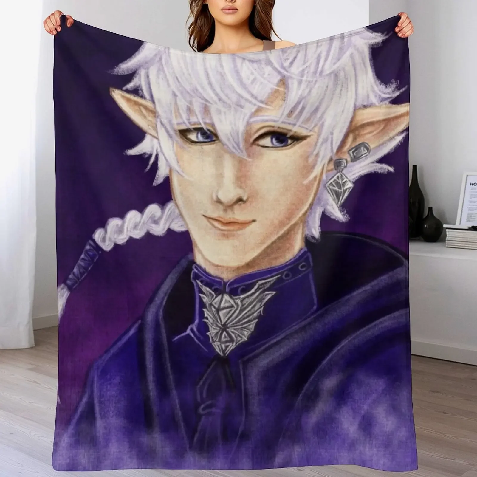 Alphinaud Throw Blanket Fluffy Cozy Throw Blanket for Home Decor