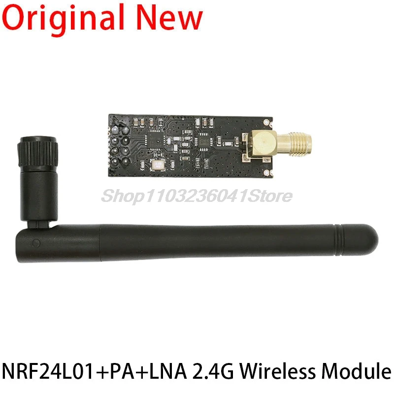 1PCS NRF24L01+PA+LNA 2.4G Wireless Module 1100-Meter Long-Distance With Antenna