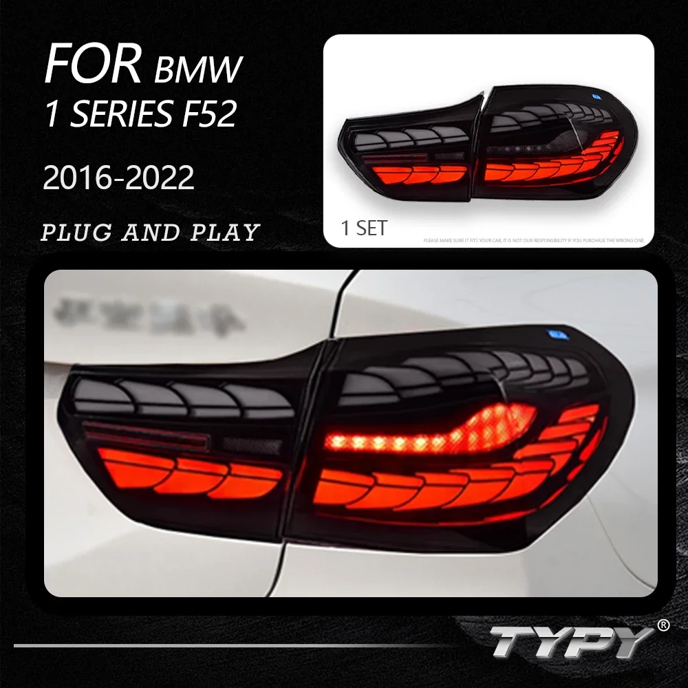 TYPY Dynamic Turn Signal Tail Lamp Automotive Accessories Upgrade Modified New LED For BMW 1 Series F52 2016-2022 Taillights