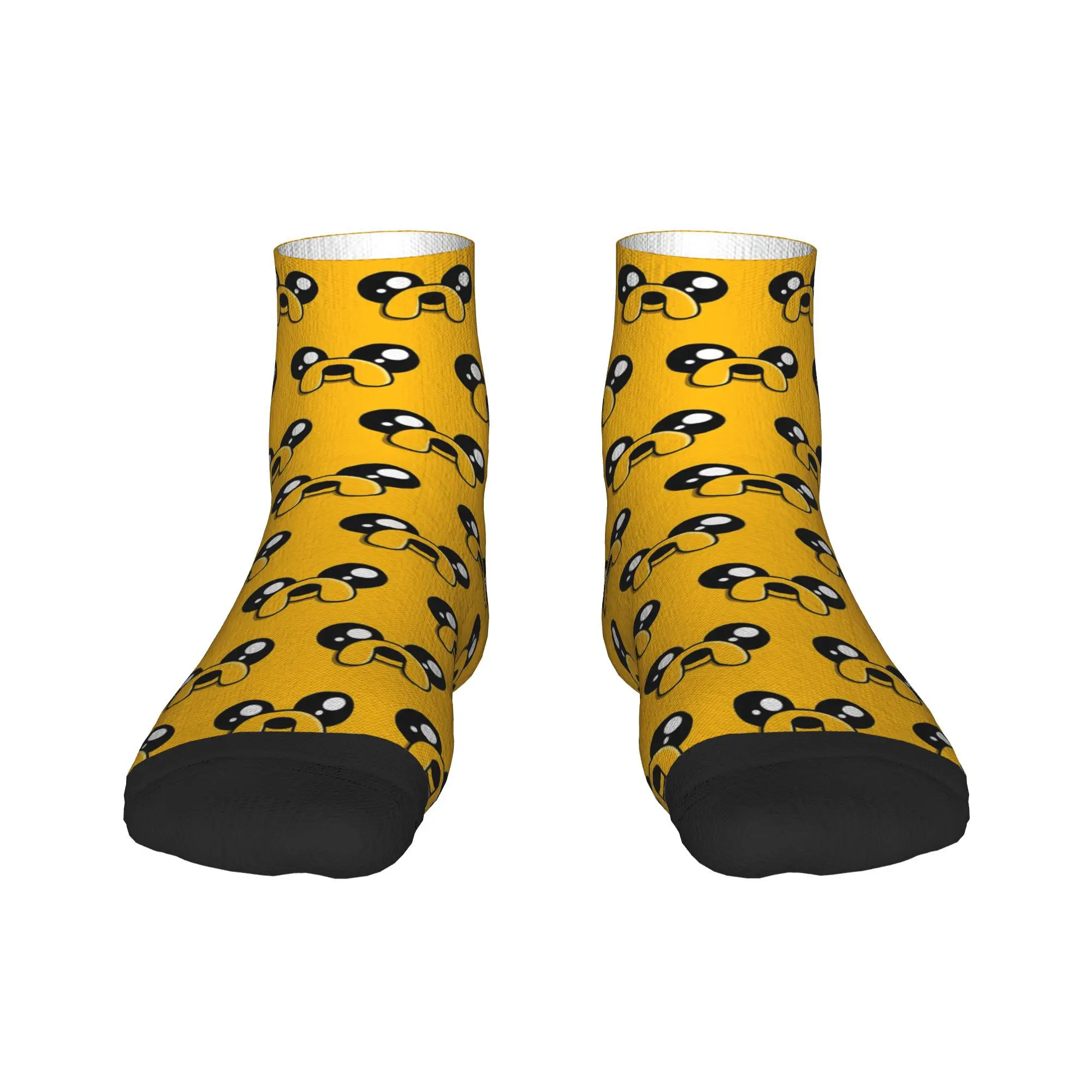 

Носки Jake The Dog, супер мягкие чулки в стиле Харадзюку, всесезонные носки, аксессуары для подарка на день рождения унисекс