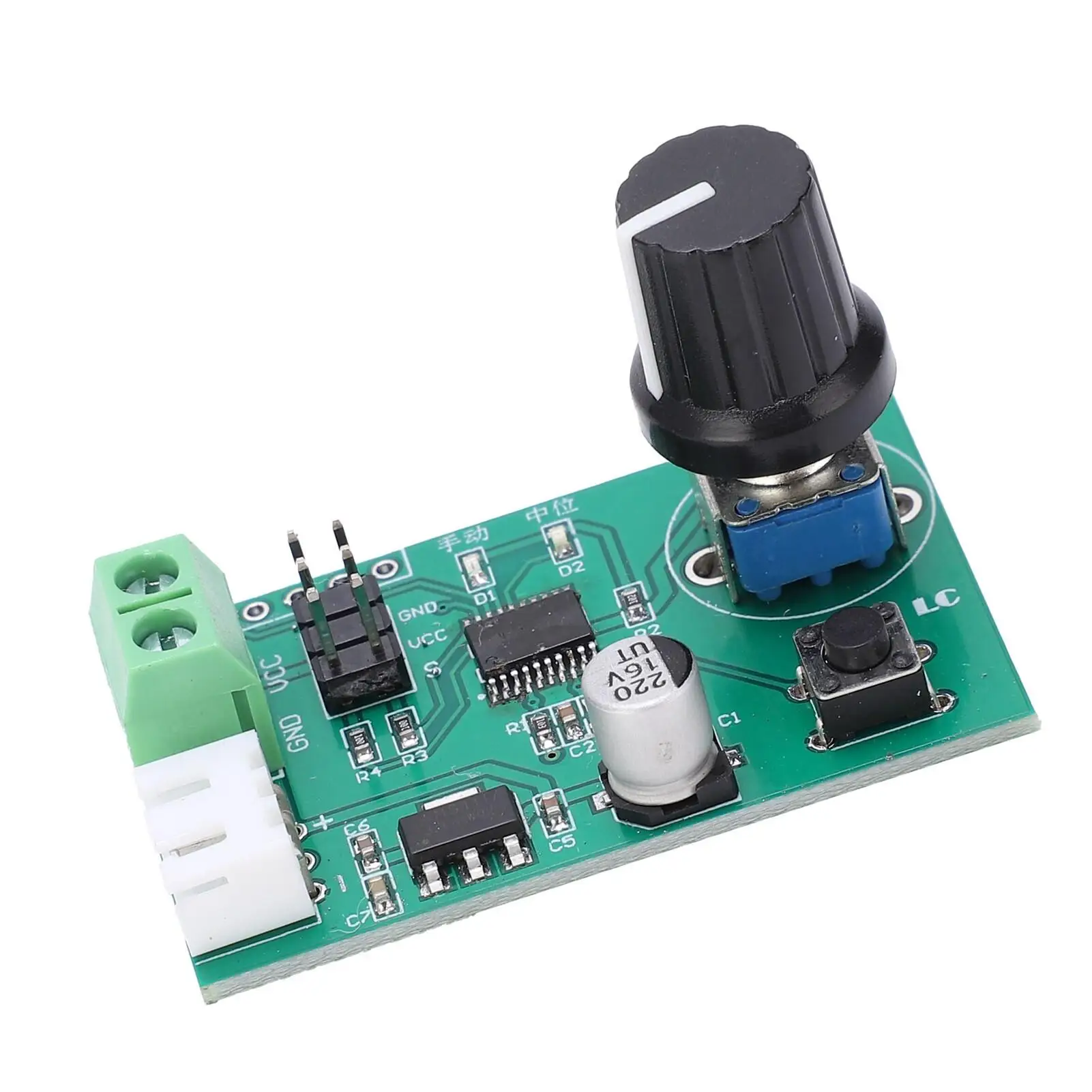Dual Channel Servo Control Board Steering Gear Debugging Module for SG90 Machine Control System