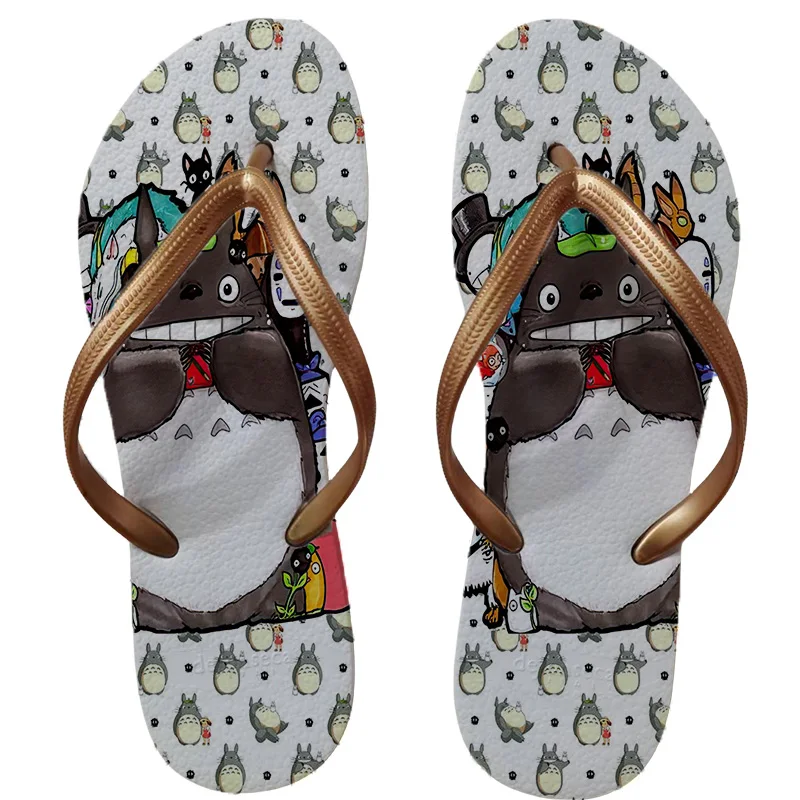 2023 Personalized Heima Hawaii Beach Women\'s Flip-Flops Non-slip Wear-Resistant Trendy Fashion Comfortable Outdoor Slippers