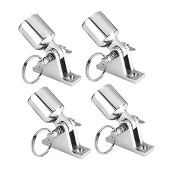 Boat Bimini Top Eye End Cap Fits 1 Inch (25 mm) with Bimini Top Deck Hinge, Marine Hardware Bimini Top Fitting