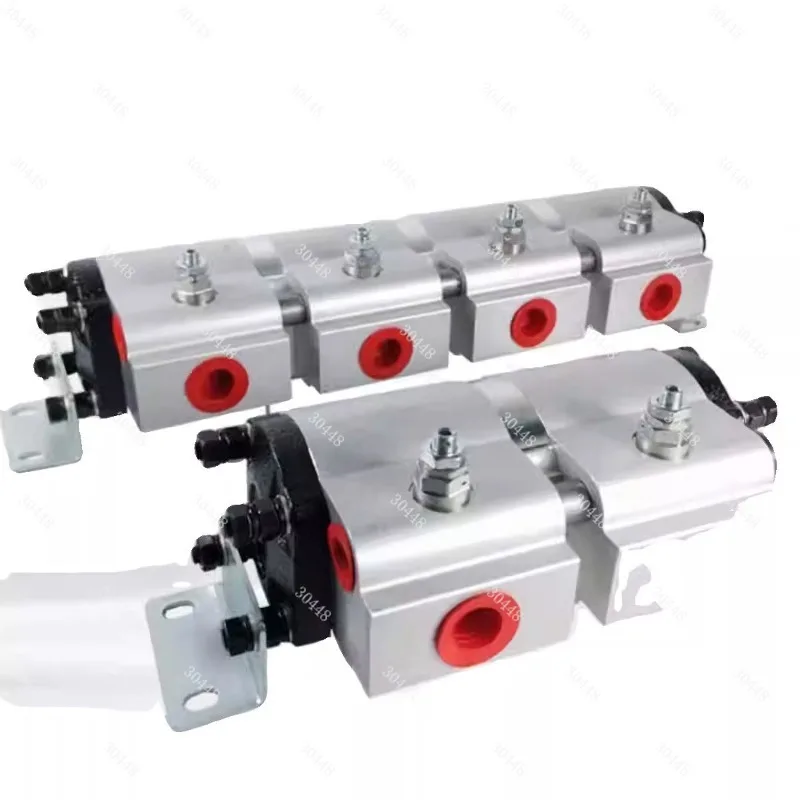 FMB Hydraulic Gear Flow Divider Motor FMB-2R30 FMB-4R30 2/4 Section Synchronizer Valve w/ Phase Correction Relief