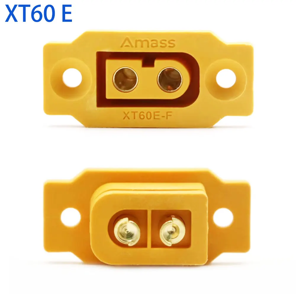 Connecteur mâle/femelle Amass XT60E, 5/10 pièces, connecteur à courant élevé plaqué or/laiton, adaptateur de batterie pour modèle RC