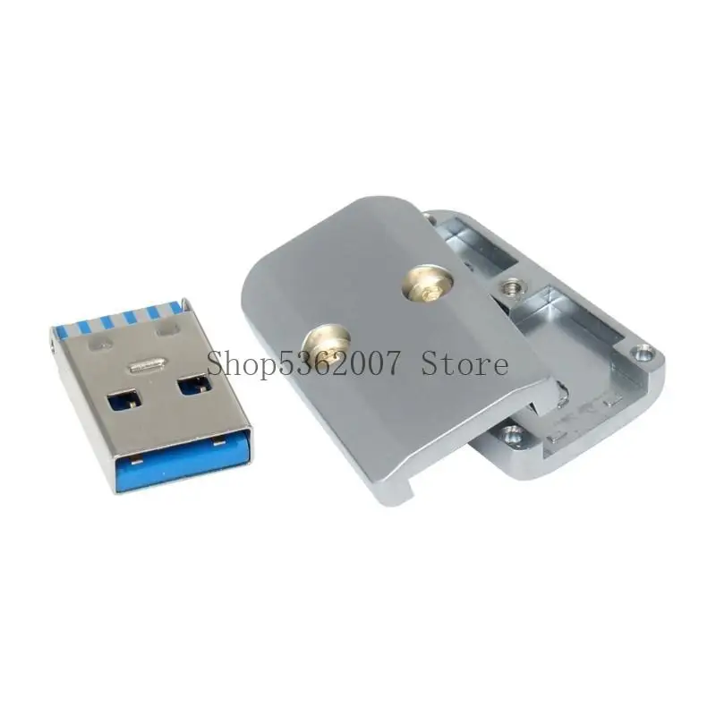 USB3.0 Tipo Plug maschi Connettori Tipo saldatura con shell in lega alluminio 40JB