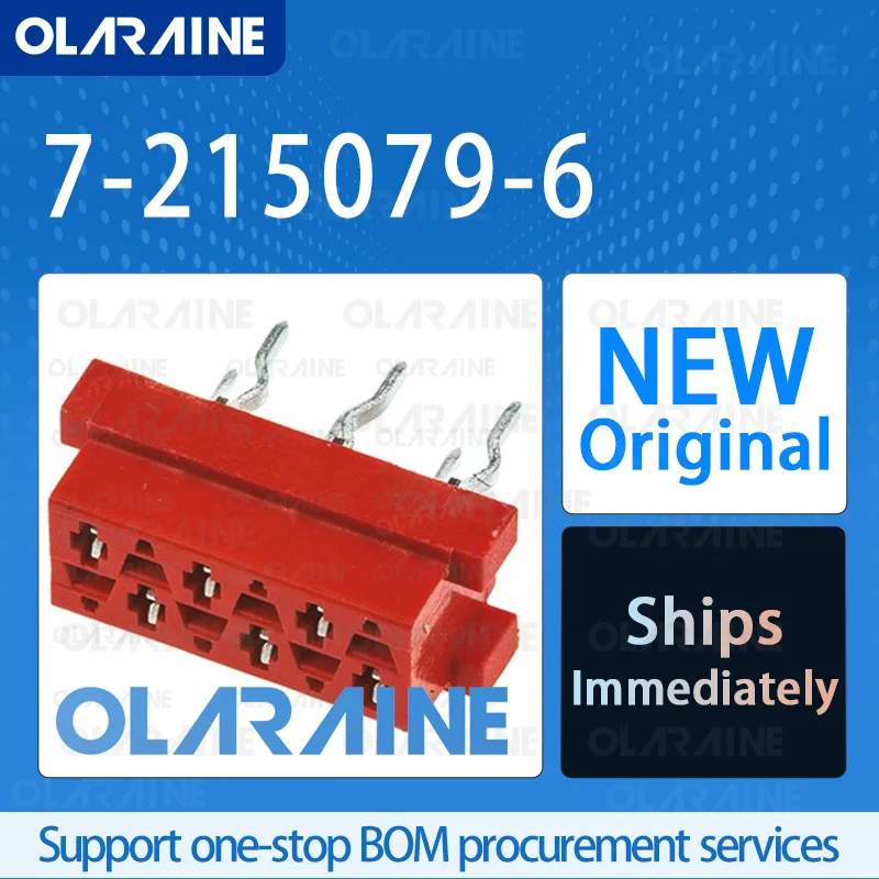 20/50/100Pcs 7-215079-6 100% brand new and original IC chip Headers and wire housings Connector 6 Position