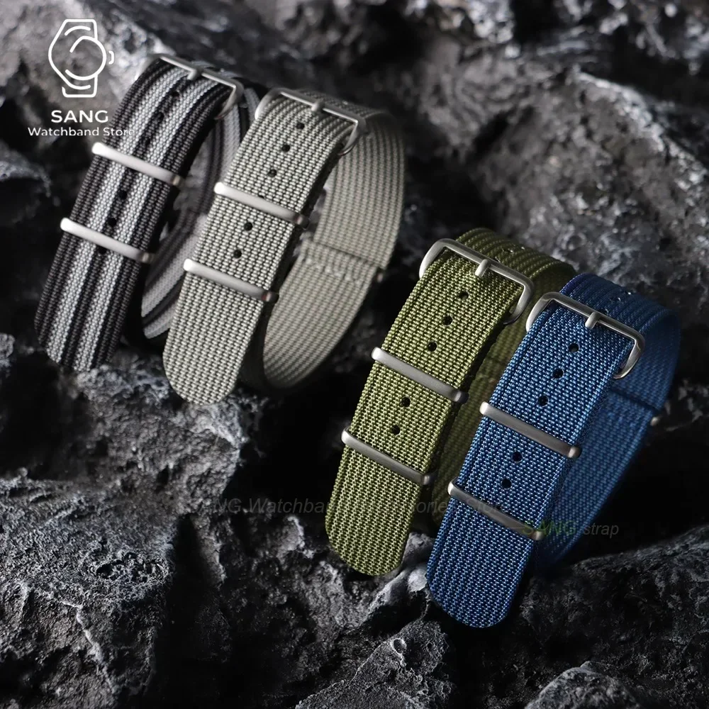 18 mm, 19 mm, 20 mm, 22 mm, geripptes Premium-Nylon-Uhrenarmband für Omega, Militär- und Freizeitarmband für Seiko, Army Sport, Ersatzarmband – Detail 13