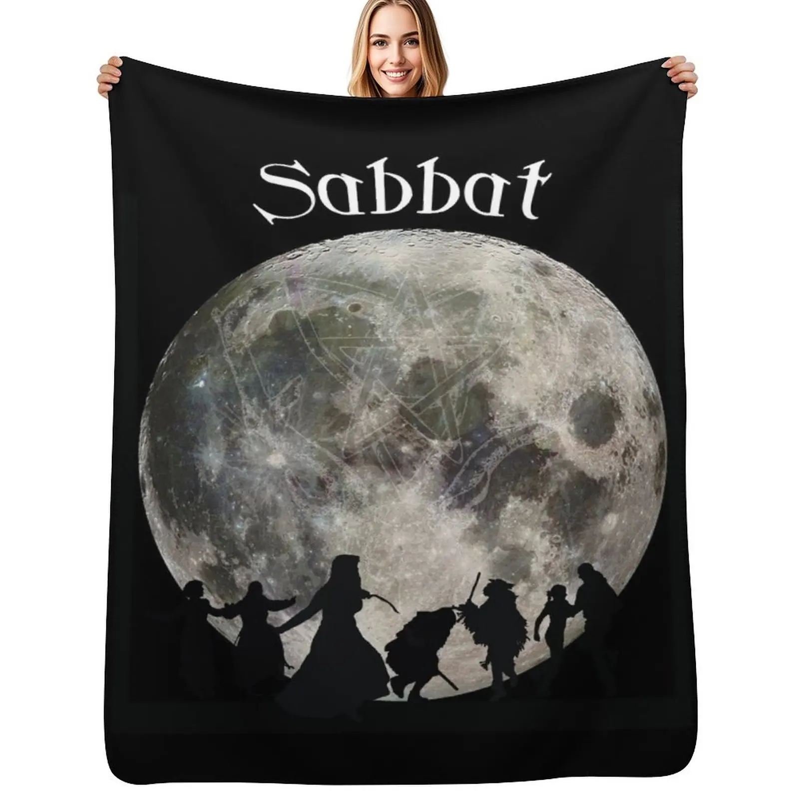 

Sabbat Throw Blanket For Sofa Thin Hairy Nap Bed linens Blankets
