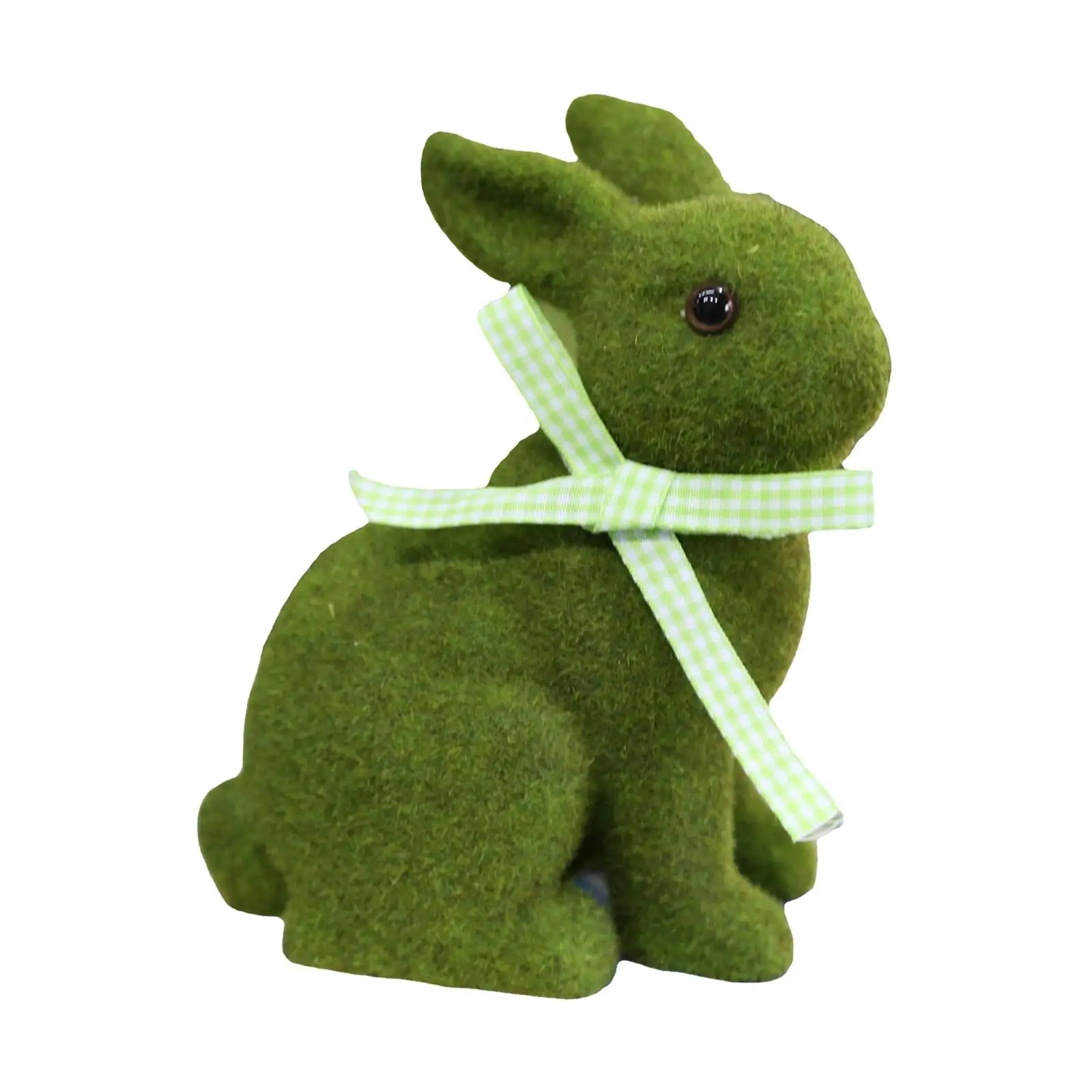 Cute Easter Rabbit Statue Bunny Figurine Animal Sculpture Ornament Crafts Decorative for Patio Desktop Wedding Yard Decoration