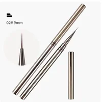 Stylo de photothérapie pour colle à ongles, brosse pour Gel UV, acrylique, peinture pour Nail Art, dessin, brosse de manucure professionnelle, outil 2