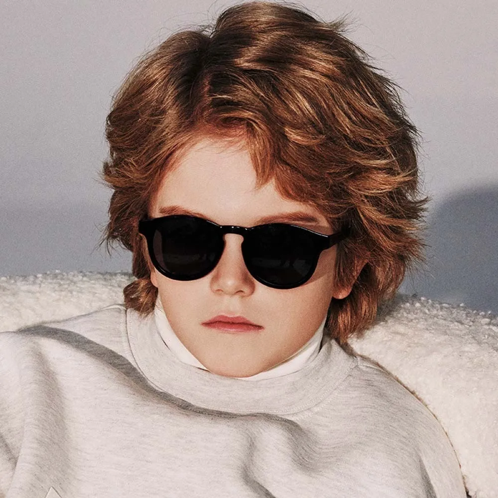 

New UV400 Children Sunnies Solid Color PC Kids HD Sunglasses Costume Accessory Classic Anti-UV Glasses Aged 0-3