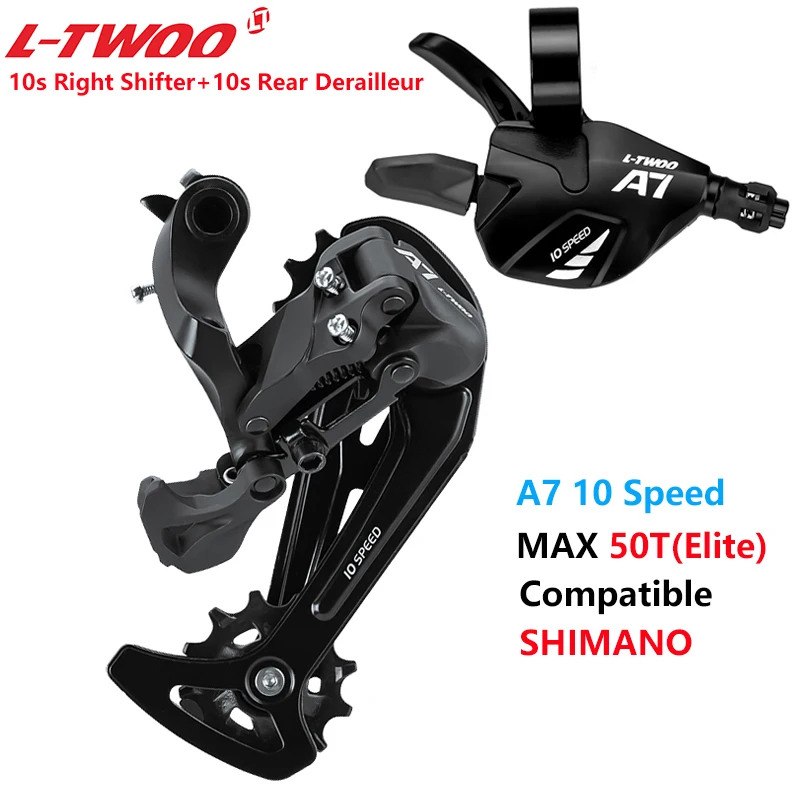 LTWOO A7 1x10 Speed MTB Groupset Shift Lever Rear Derailleur X10 Chain 11-42/46/50T Cassette 10V Derailleur Set