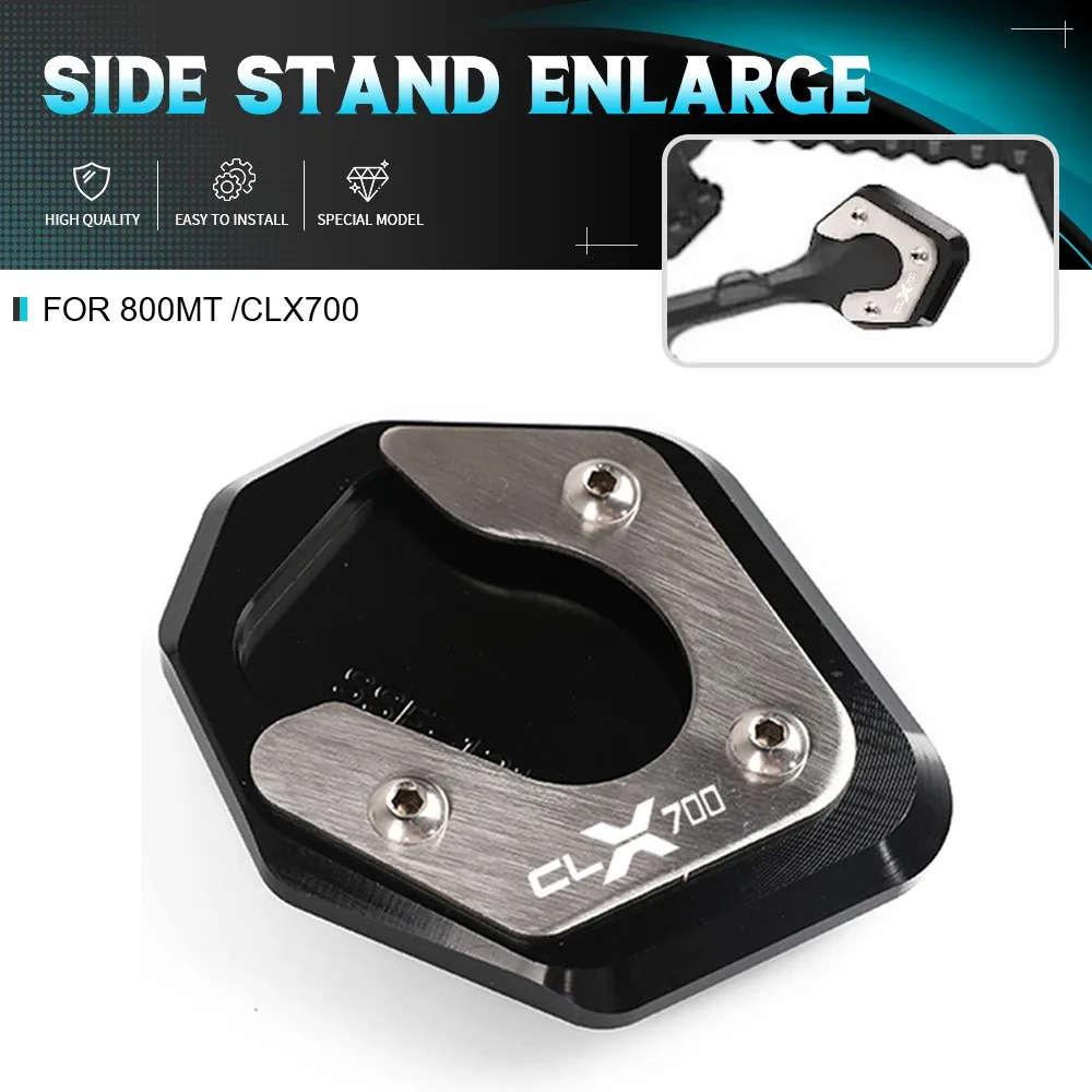 

FOR CFMOTO 800MT N39° 2021-2023 CLX700 Sport 2020 2021 2022 2023 Motorcycle CNC Foot Side Stand Extension Pad Kickstand Plate