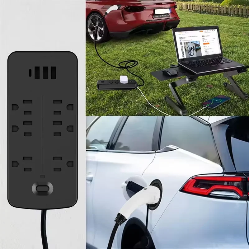 Discharge Gun New Energy Electric Vehicle Portable Discharge All-in-One Device Camping External Power Supply