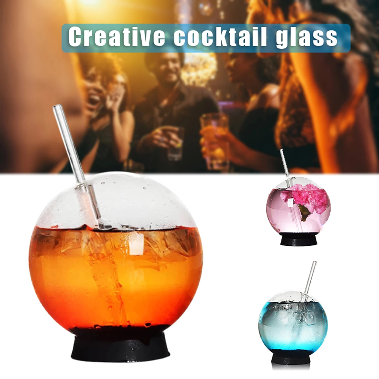 Transparent Creative Sphere Shaped Cocktail Glass Creative Glass Cocktail Glasses Gift For Weddings Housewarming Birthday