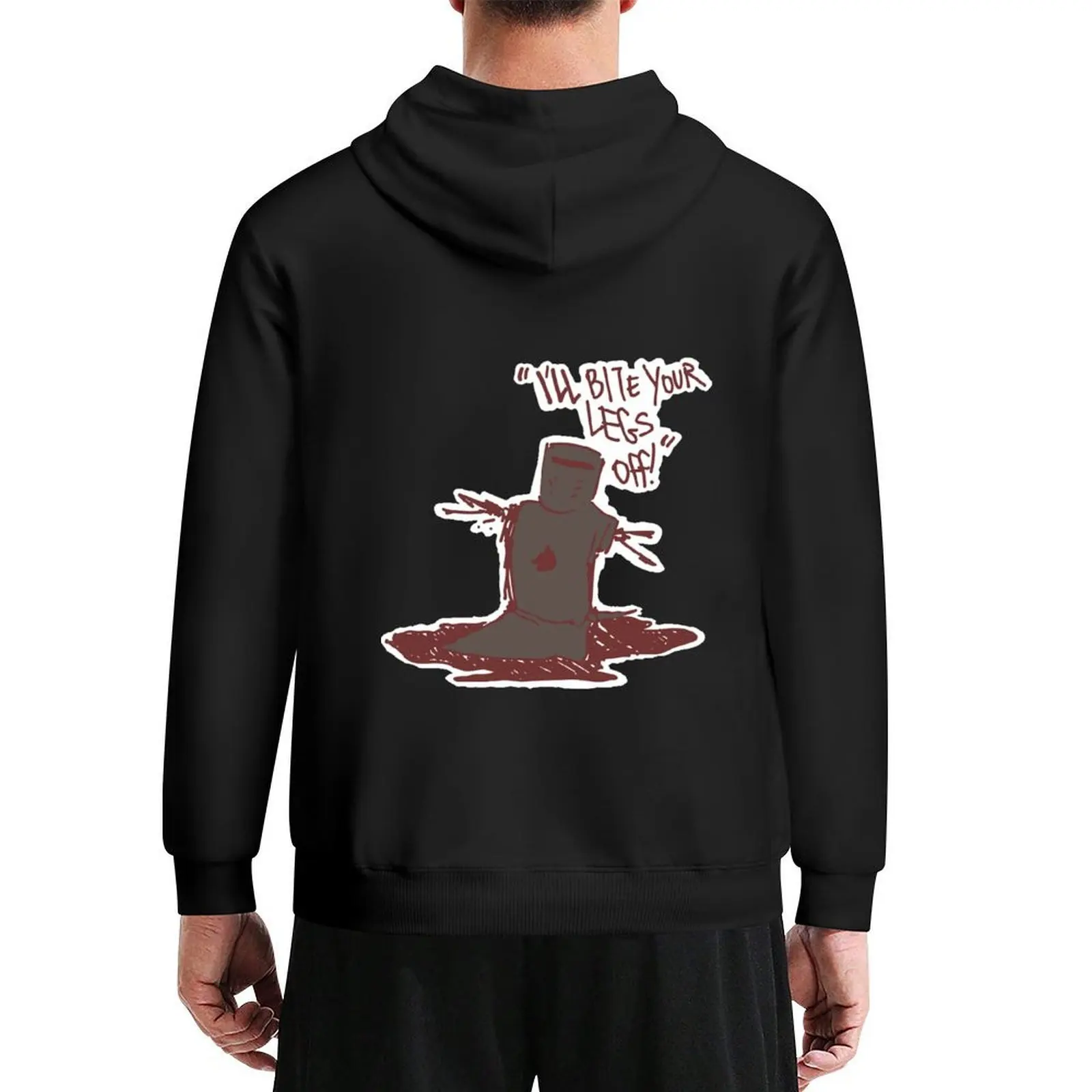 

I'll Bite Your Legs Off! Hoodie blouse male clothes hooded shirt autumn clothes tracksuits