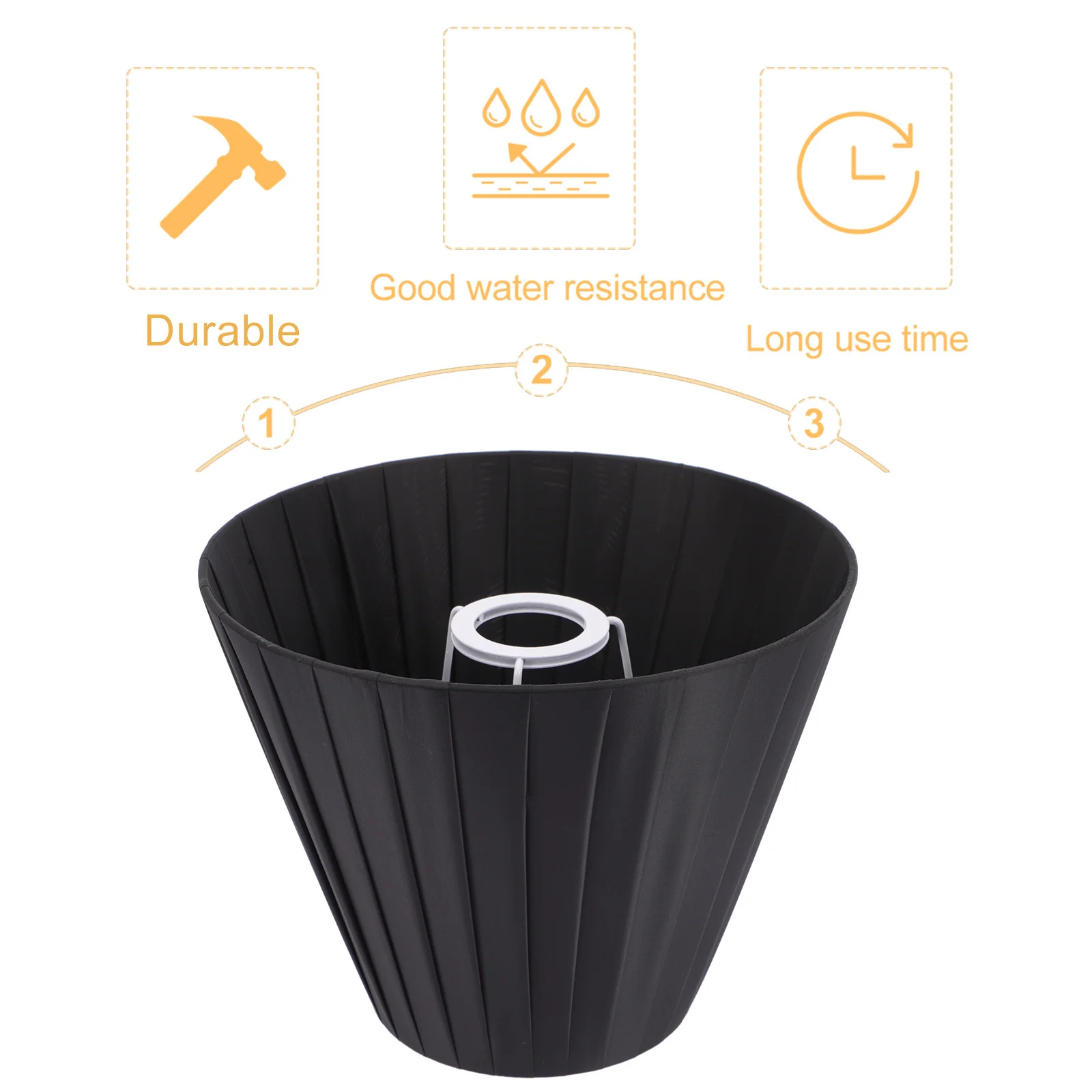 

1pc Cloth Shade Table Lamp Cover Replacement Decorative Light Cover For Bedside Floor Lamp Dust Protection Sturdy Design