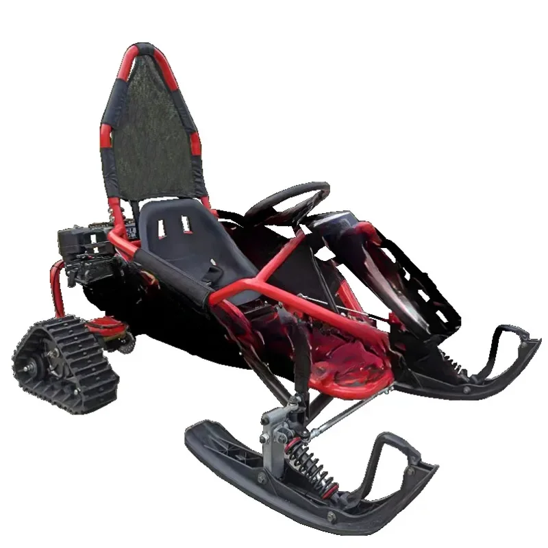 Winter Sports snowmobiles 200cc go cart snow mobile for kids gasoline snow scooter