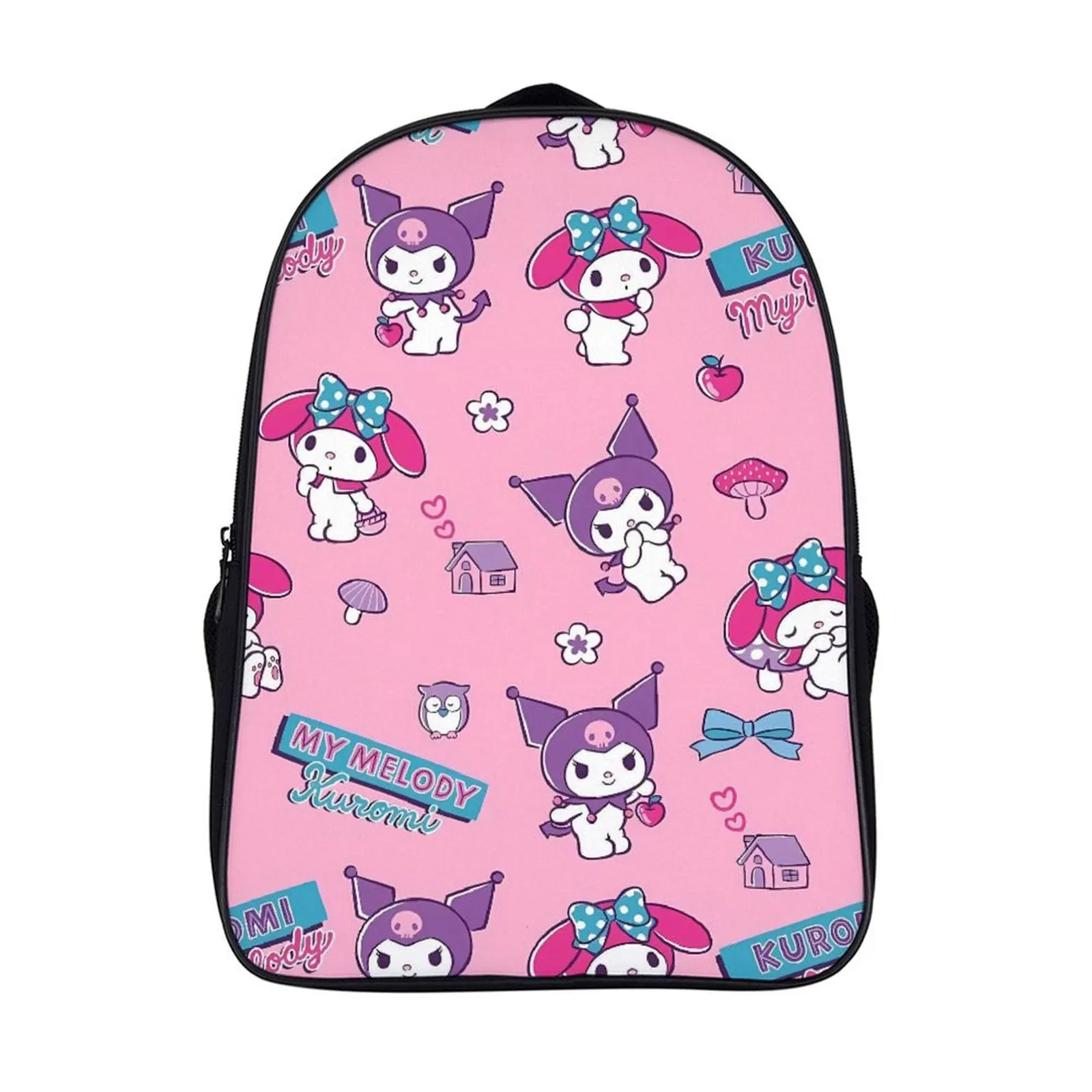 

Cartoon Sanrio Kuromi Fashion Student's Backpack School Bag 16 Inch 2 Compartment Backpack Student Schoolbag