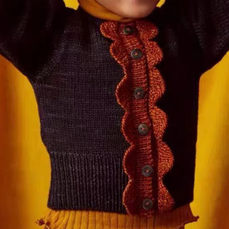 

PER-SALE 2025 Autumn MP Baby Girls Homewear Cute Sweaters Print Kids Skirt Long Sleeves Girls Dresses Sets Children Clothing