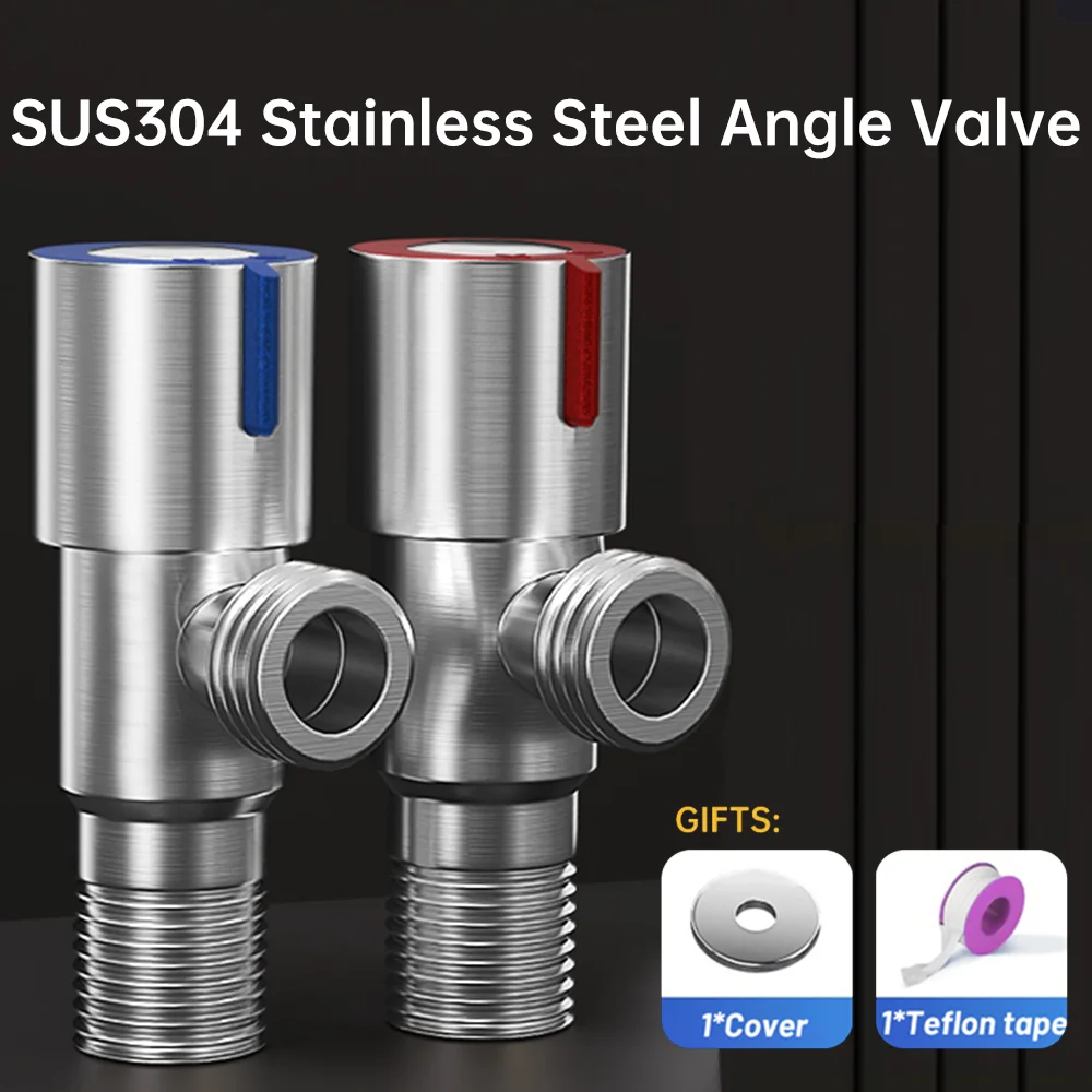

ORIENTAL YUHONG Stainless Steel Angle Valve Stop Valve Water Valve Toilet Bathroom Kitchen Hot Cold Heater Faucet Accessories