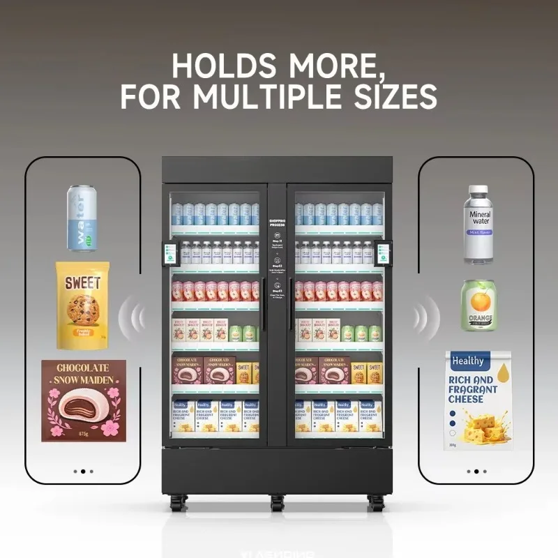 FL 2026 New Snack Drink Vending Machine Touchscreen Combo Smart Retail for Shopping Mall Hotel School
