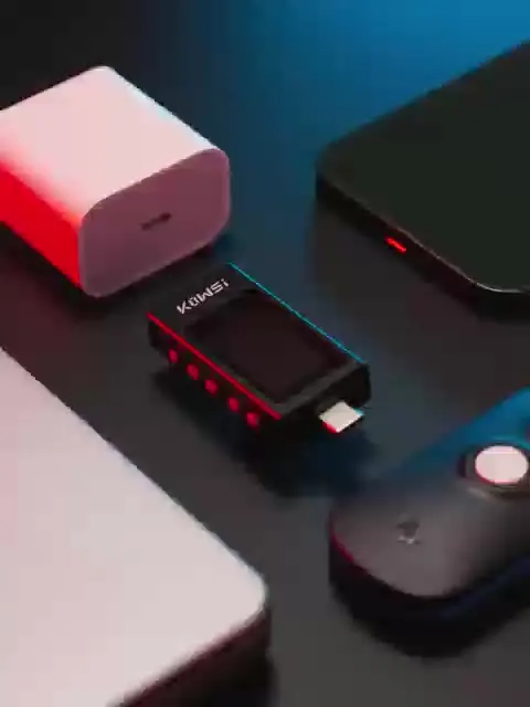 KWS-X1 4V-30V 12A Type C Tester Voltmeter Ammeter TYPE-C Fast Charge Detection Trigger Capacity Measurement Ripple Measurement