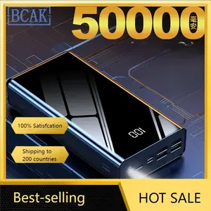 Bilashmart Fast Charge Large Capacity Power Bank 50000 mAh 30000 20000 Power Bank