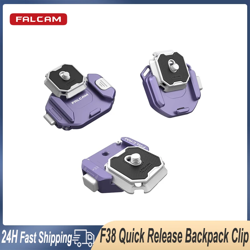 

Falcam F38 Backpack Clip Kit Base V2 Tripod Mount Adapter for Sony Canon Nikon DSLR Camera Cage to Shoulder Strap