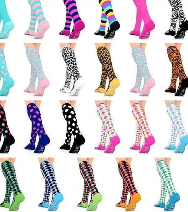 Women\'s Sports Compression Socks High Elastic Nurse Stockings Outdoor Elastic Socks Calcetines Compresion Enfermeria  Socks